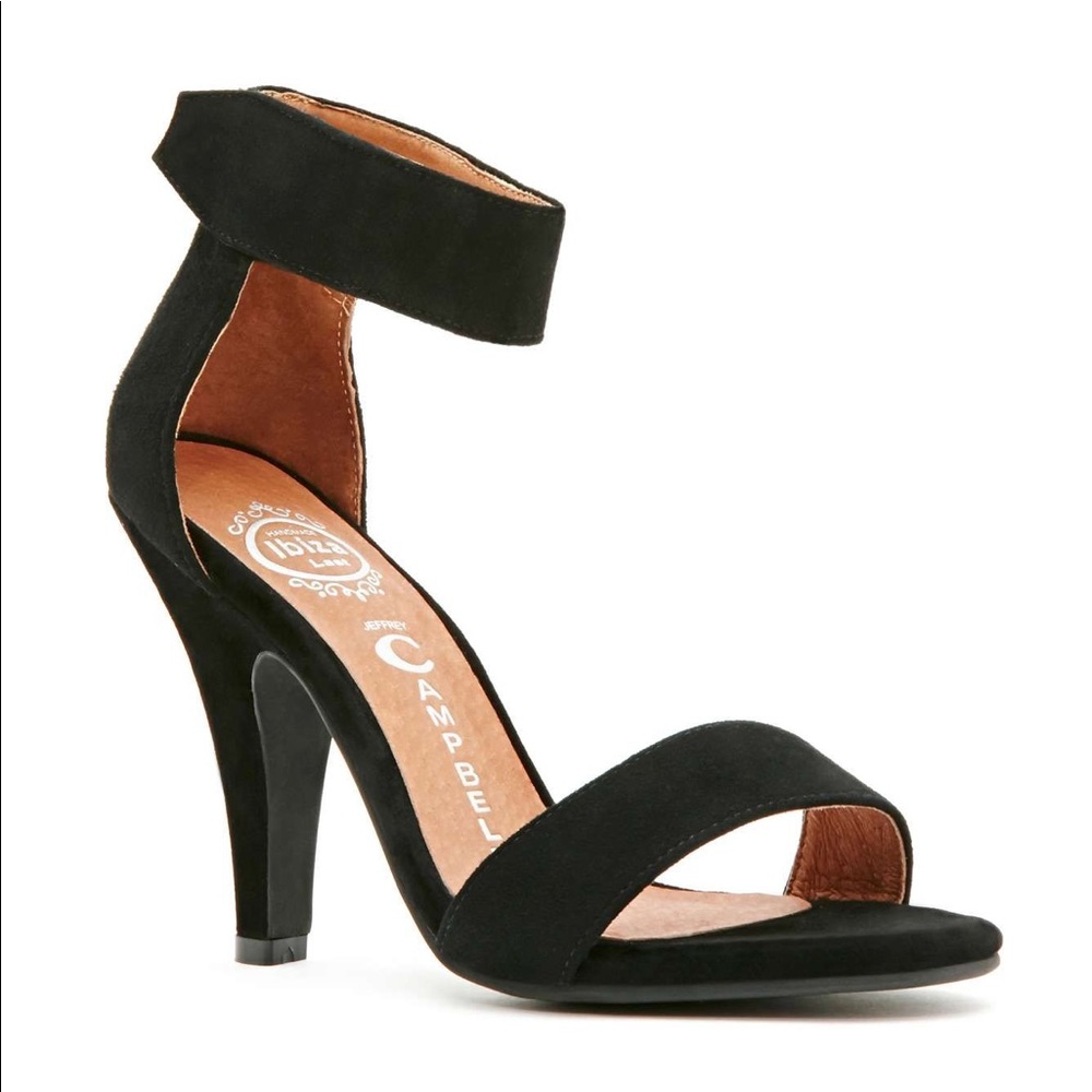 Jeffrey Campbell Hough Black Suede 4’’ Heels